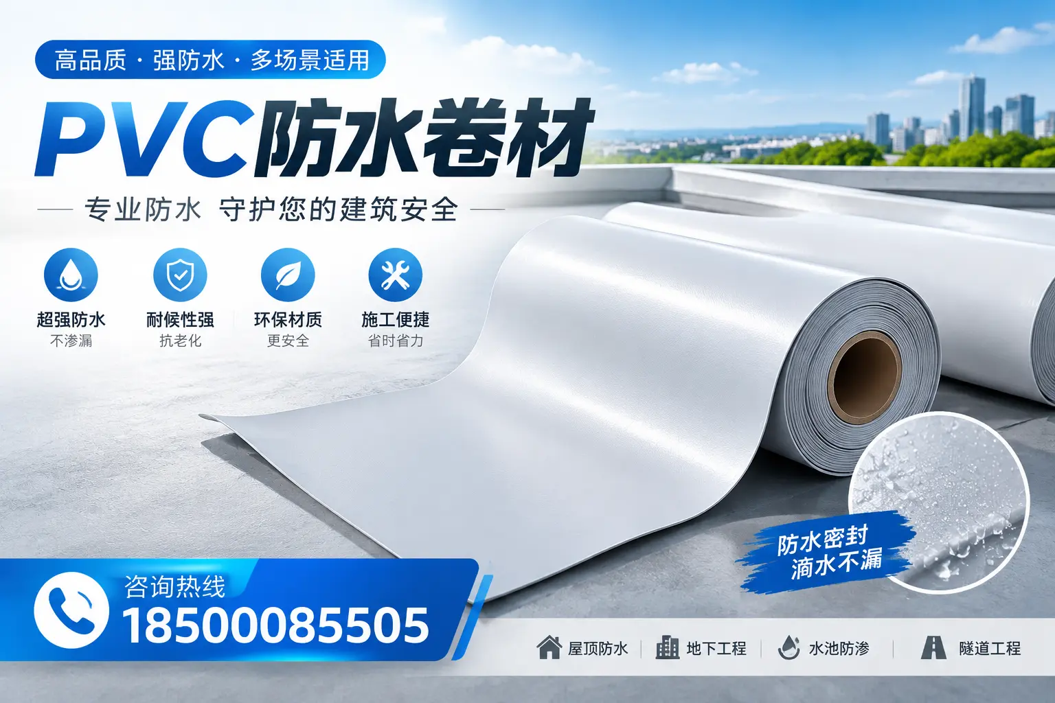 PVC防水卷材的市场竞争分析,宁德品牌选择参考